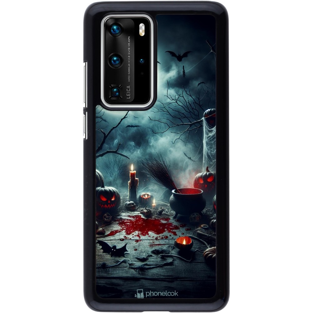 Coque Huawei P40 Pro - Halloween 2024 Dark Moon