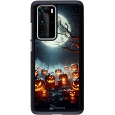 Coque Huawei P40 Pro - Halloween 2024 Many Pumpkins