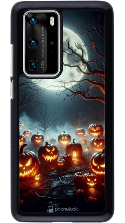 Coque Huawei P40 Pro - Halloween 2024 Many Pumpkins