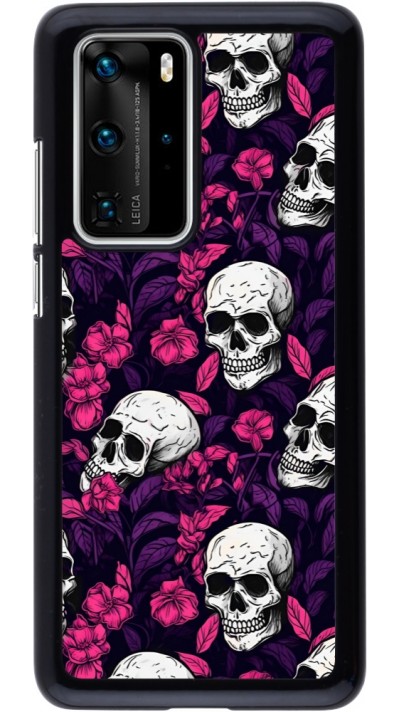 Coque Huawei P40 Pro - Halloween 2024 romantic skulls