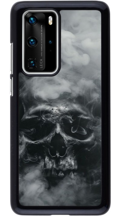 Coque Huawei P40 Pro - Halloween 2024 smoky skull