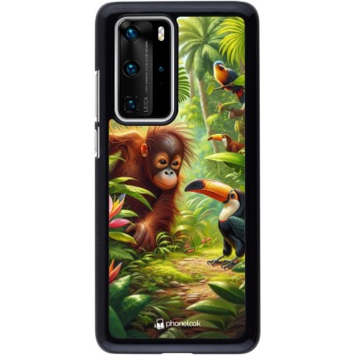 Coque Huawei P40 Pro - Jungle Tropicale Tayrona