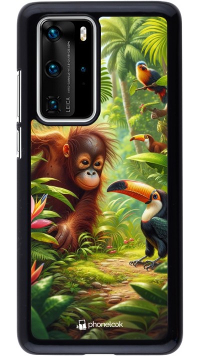 Coque Huawei P40 Pro - Jungle Tropicale Tayrona