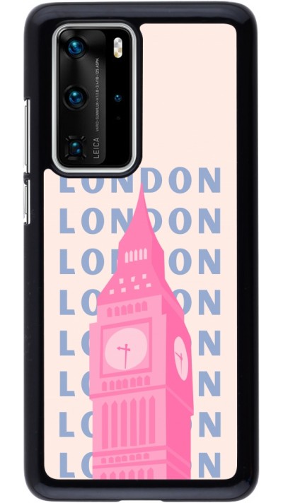 Coque Huawei P40 Pro - London Pink Print