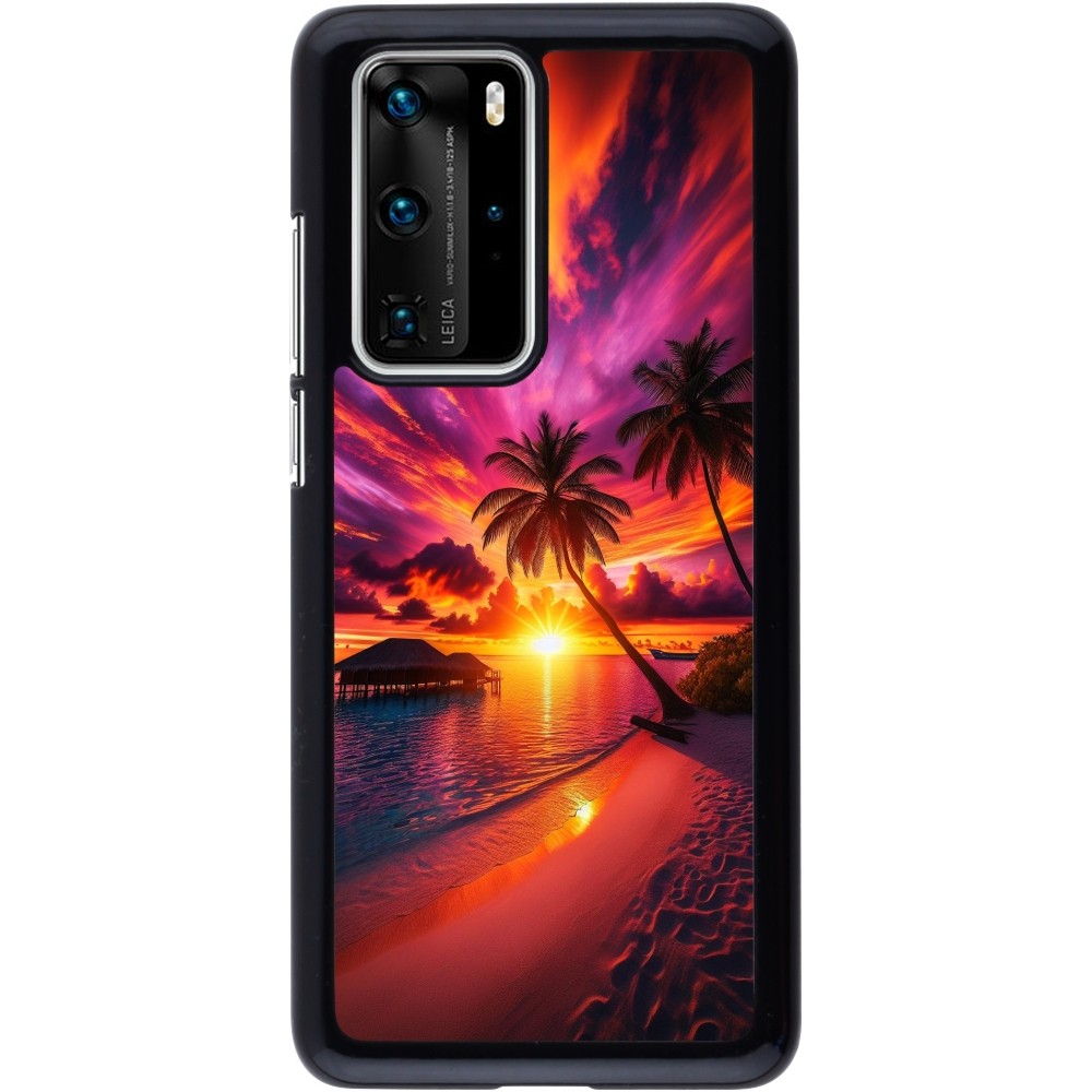 Coque Huawei P40 Pro - Maldives Dusk Bliss