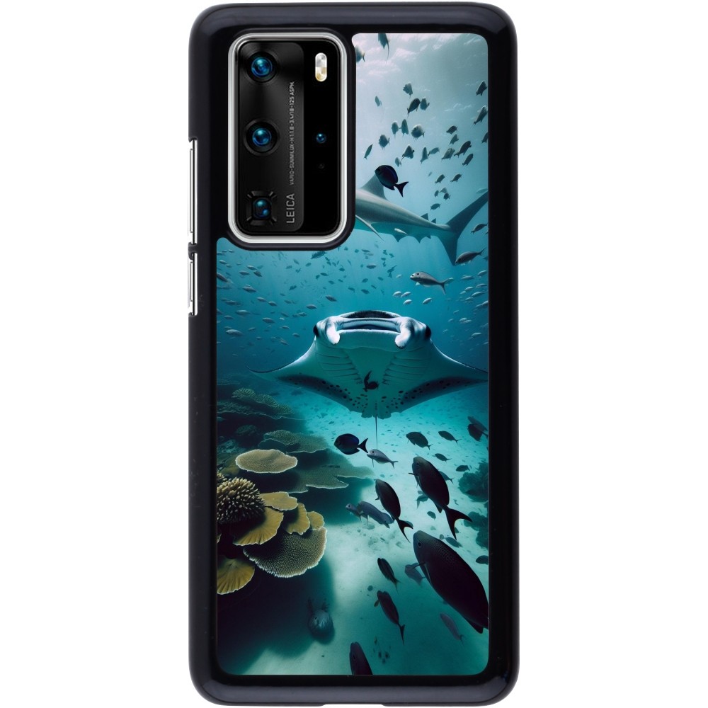 Coque Huawei P40 Pro - Manta Lagon Nettoyage