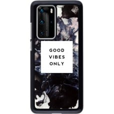 Coque Huawei P40 Pro - Marble Good Vibes Only