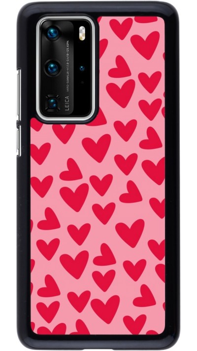 Coque Huawei P40 Pro - Mom 2024 petits coeurs