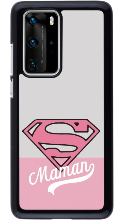 Coque Huawei P40 Pro - Mom 2024 Super hero maman