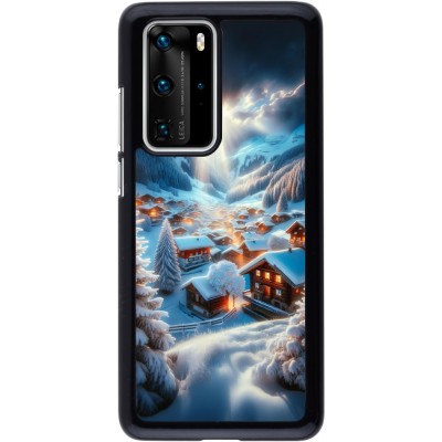 Coque Huawei P40 Pro - Mont Neige Lumière