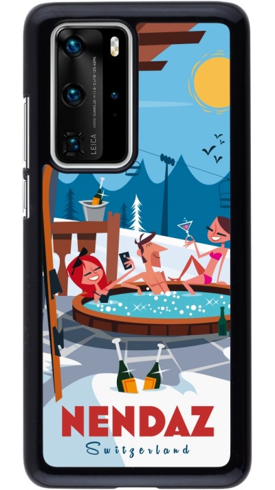 Coque Huawei P40 Pro - Nendaz Mountain Jacuzzi