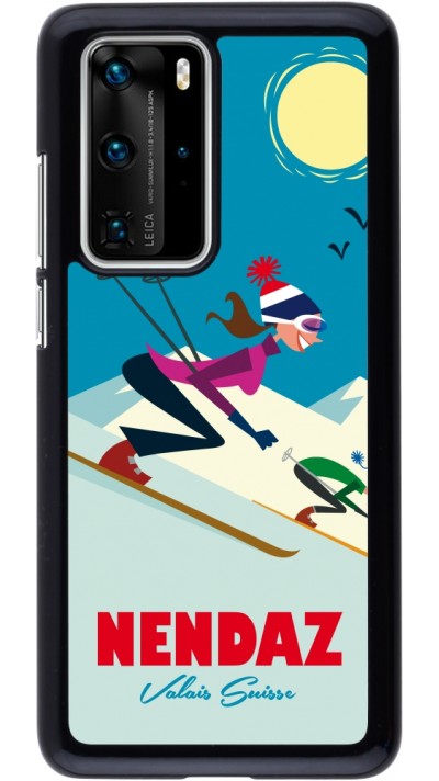 Coque Huawei P40 Pro - Nendaz Ski Downhill