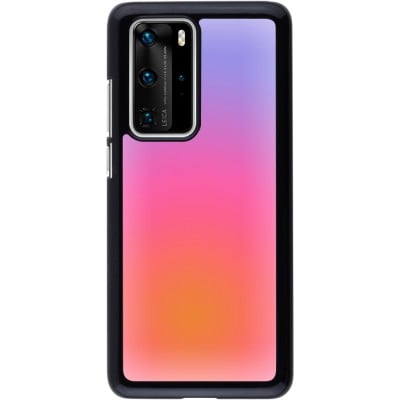 Coque Huawei P40 Pro - Orange Pink Blue Gradient