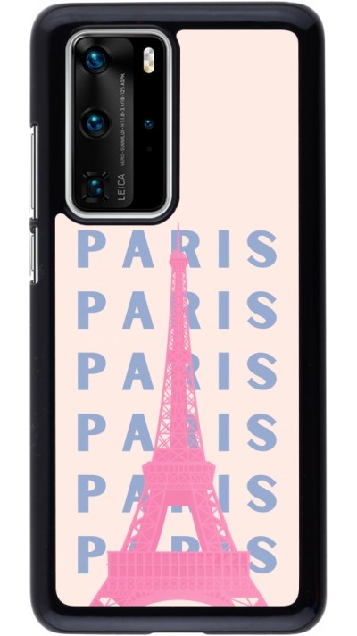 Coque Huawei P40 Pro - Paris Pink Print