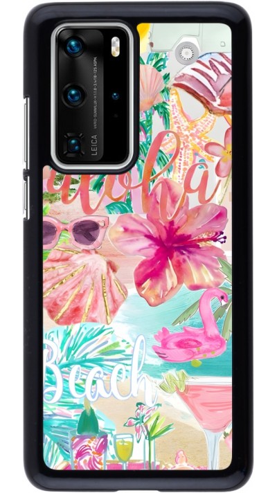 Coque Huawei P40 Pro - Preppy Collage Aloha