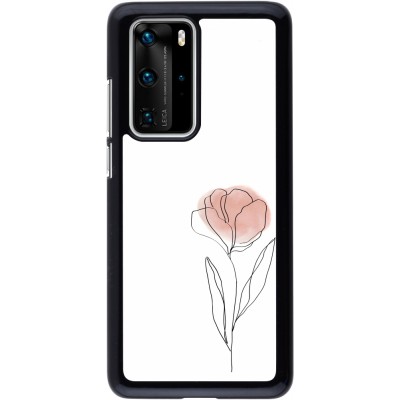 Coque Huawei P40 Pro - Spring 23 minimalist flower