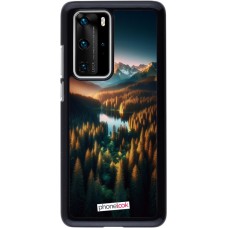 Coque Huawei P40 Pro - Sunset Forest Lake