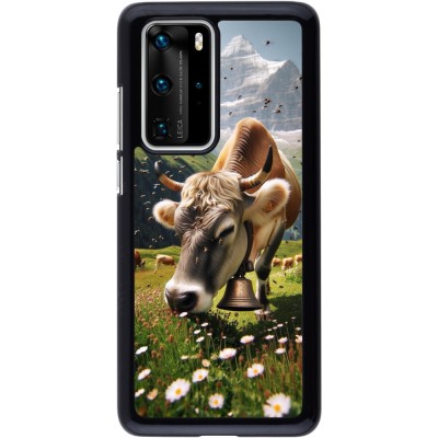 Coque Huawei P40 Pro - Vache montagne Valais