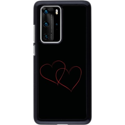 Coque Huawei P40 Pro - Valentine 2023 attached heart