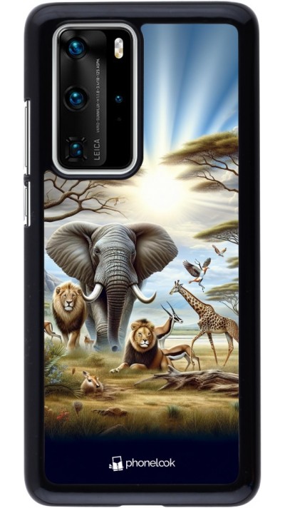 Coque Huawei P40 Pro - Vie sauvage africaine