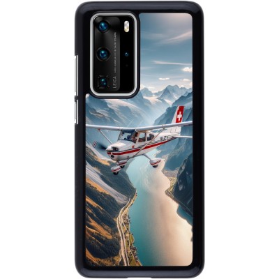 Coque Huawei P40 Pro - Vol Alpin Suisse