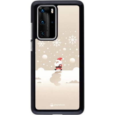 Coque Huawei P40 Pro - Noël 2023 Minimalist Santa