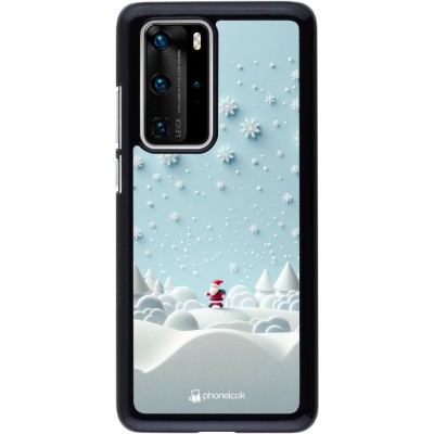 Coque Huawei P40 Pro - Noël 2023 Petit Père Flocon