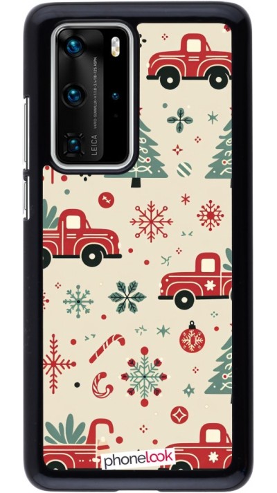 Huawei P40 Pro Case Hülle - Weihnachten 2024 Lkw Tanne