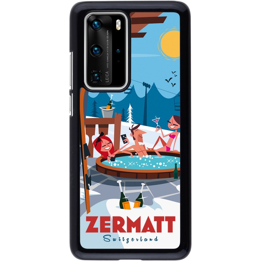 Coque Huawei P40 Pro - Zermatt Mountain Jacuzzi