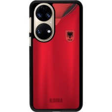 Huawei P50 Case Hülle - Albanien personalisierbares Fussballtrikot