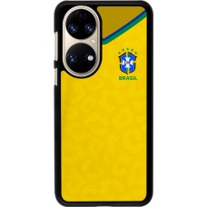 Huawei P50 Case Hülle - Brasilien 2022 personalisierbares Fußballtrikot