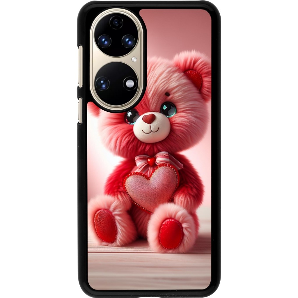 Huawei P50 Case Hülle - Valentin 2024 Rosaroter Teddybär - Kaufen auf ...