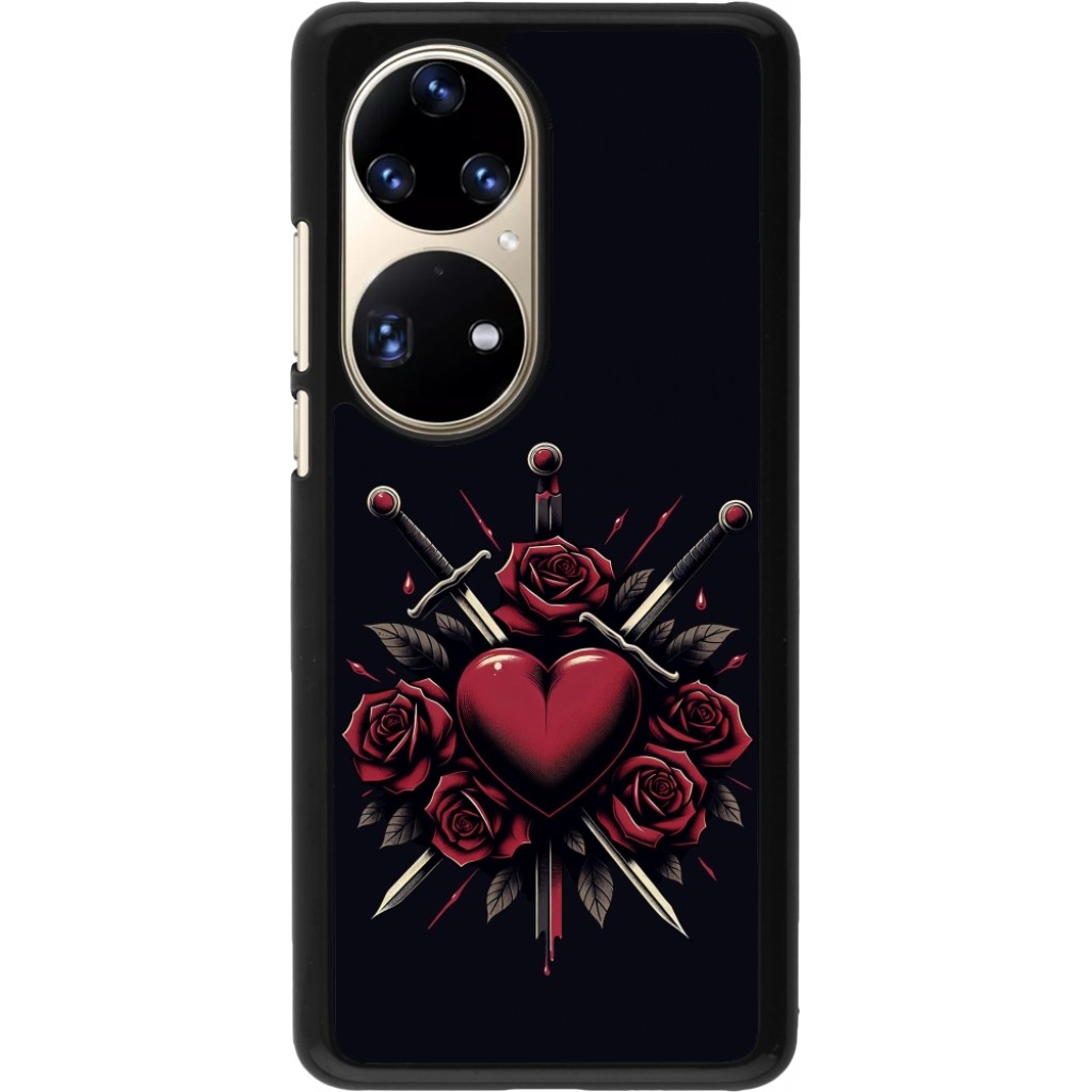 Huawei P50 Pro Case Hülle - Valentine 2024 gothic love - Kaufen auf ...