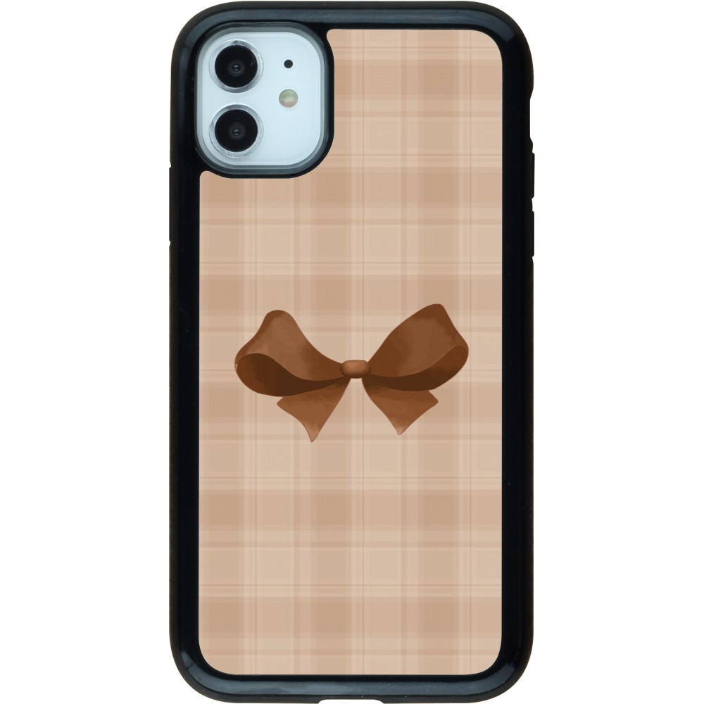 Coque iPhone 11 - Hybrid Armor noir Autumn 2024 bow