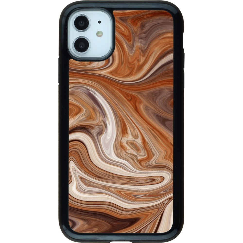 Coque iPhone 11 - Hybrid Armor noir Autumn 2024 marbe