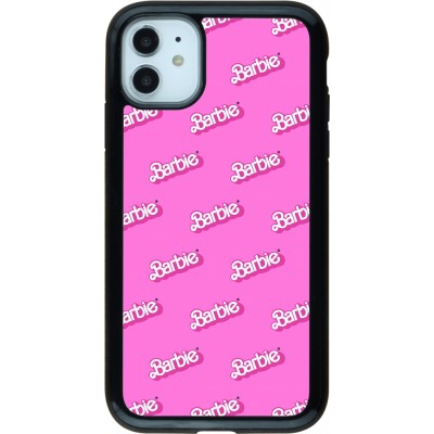 Coque iPhone 11 - Hybrid Armor noir Barbie Pattern