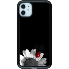 Coque iPhone 11 - Hybrid Armor noir Black and white Cox