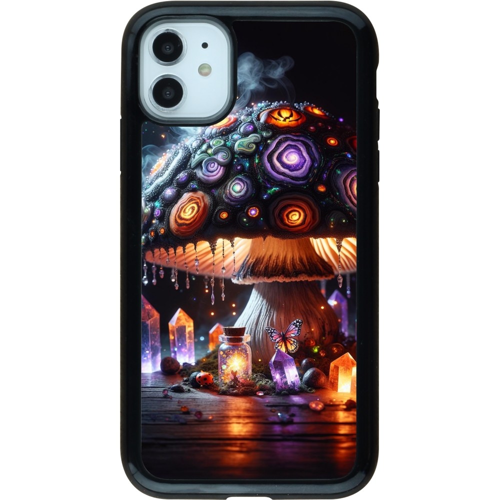 Coque iPhone 11 - Hybrid Armor noir Halloween Potion Magic