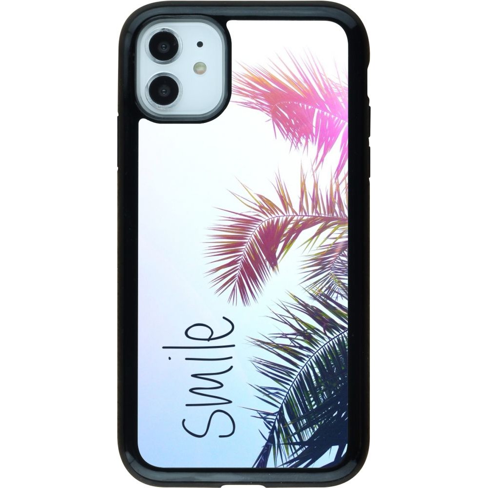 Coque iPhone 11 - Hybrid Armor noir Smile 05