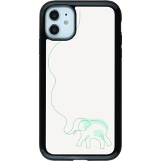 Coque iPhone 11 - Hybrid Armor noir Spring 23 baby elephant