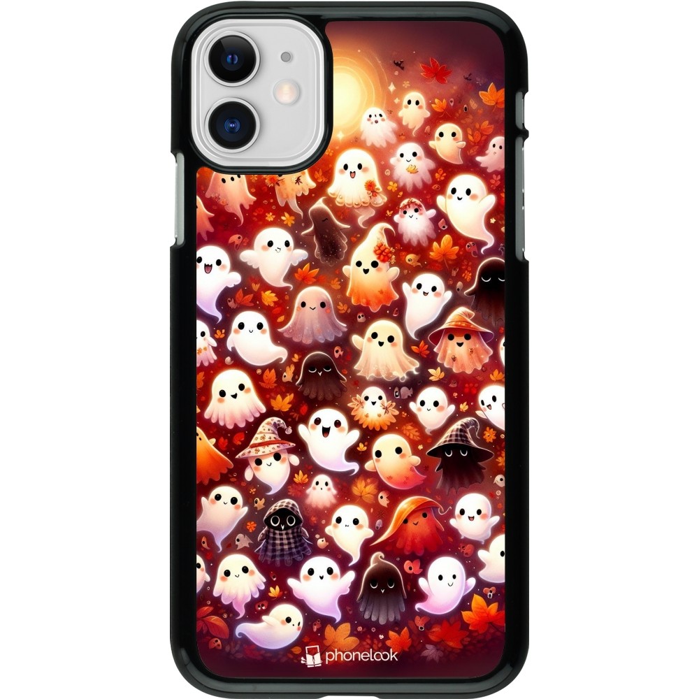 Coque iPhone 11 - Fantômes automne mignons