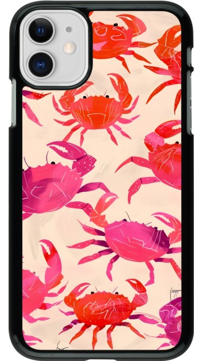 iPhone 11 Case Hülle - Crabs Paint