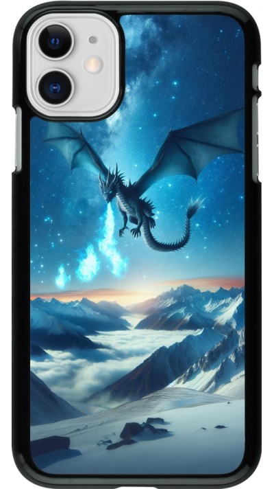 iPhone 11 Case Hülle - Drache nächtliche Berg