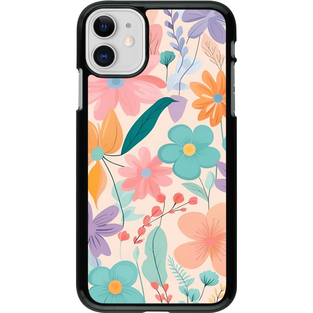 Coque iPhone 11 - Easter 2024 spring flowers