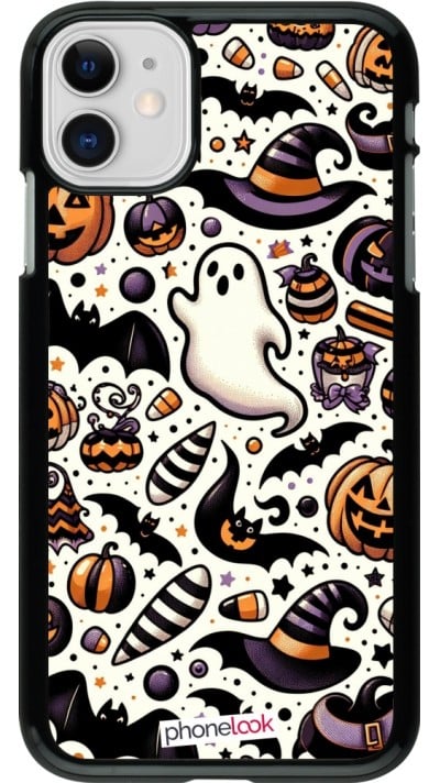 Coque iPhone 11 - Halloween 2024 Cute Pattern