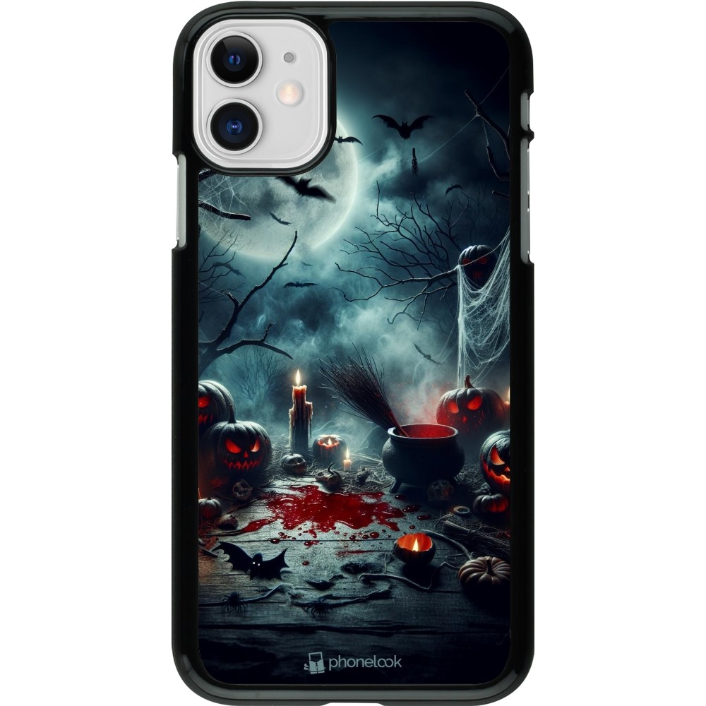 Coque iPhone 11 - Halloween 2024 Dark Moon