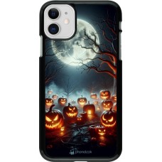 iPhone 11 Case Hülle - Halloween 2024 Viele Kuerbisse