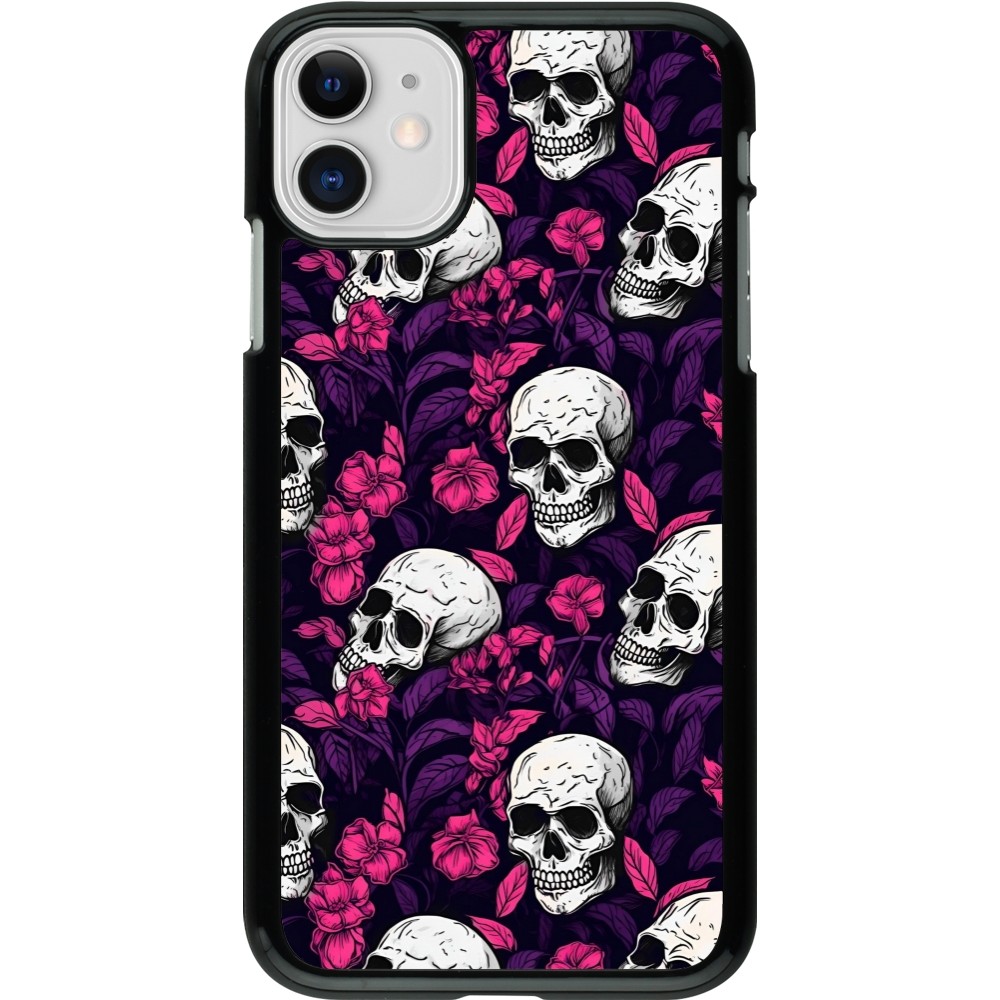 iPhone 11 Case Hülle - Halloween 2024 romantic skulls