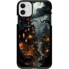 iPhone 11 Case Hülle - Halloween 2024 scary town