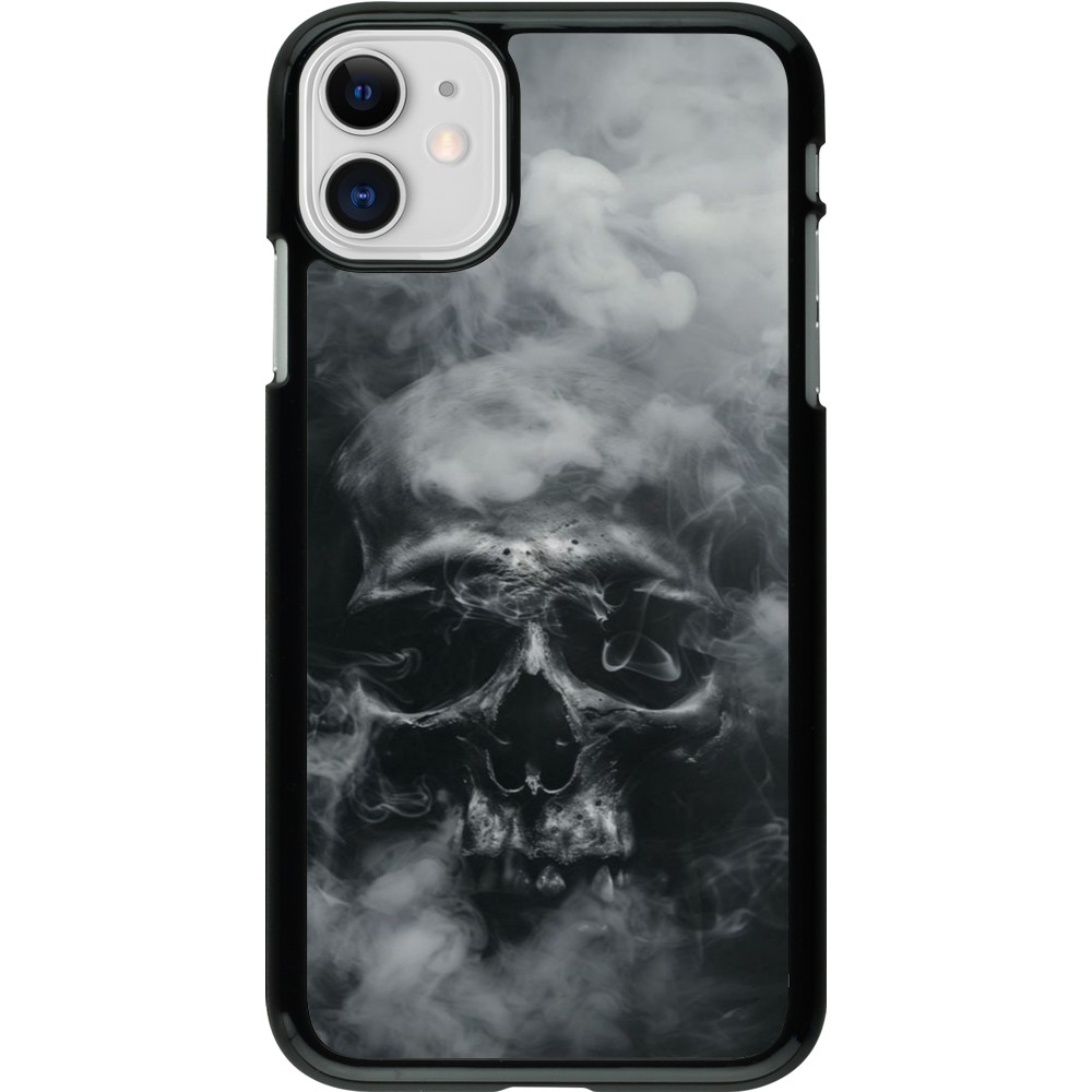 Coque iPhone 11 - Halloween 2024 smoky skull